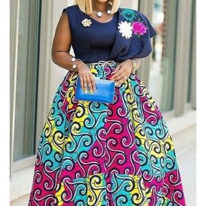 Ankara Dress/Gown Size 24